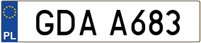 Truck License Plate
